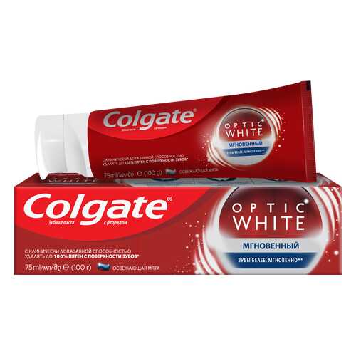 Зубная паста Colgate optic White в Тенториум