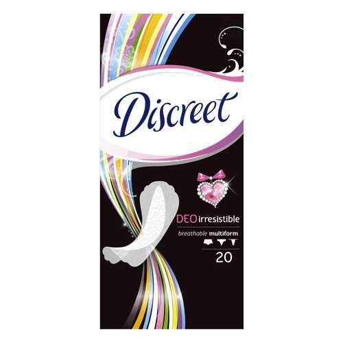 Прокладки Discreet ежедневные Deo Irresistible Multiform Single 20шт в Тенториум