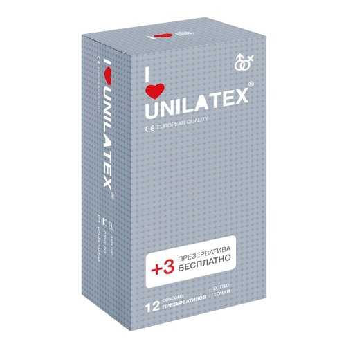 Презервативы Unilatex Dotted 12+3 шт. в Тенториум