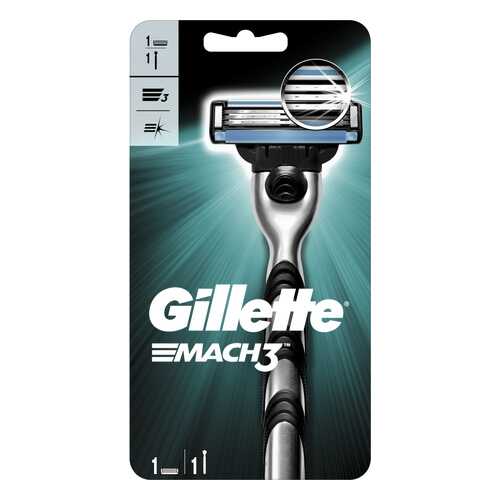 Мужская бритва Gillette Mach3 с 1 сменной кассетой в Тенториум