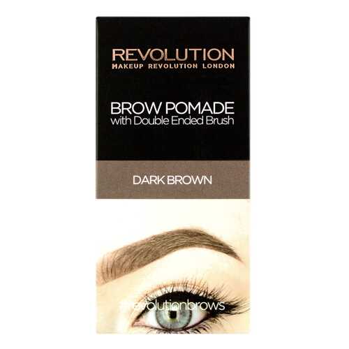 Помада для бровей Makeup Revolution Brow Pomade - Dark Brown 2,5 г в Тенториум