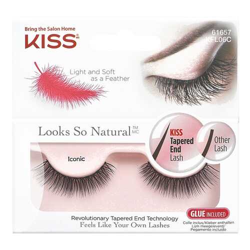 Накладные ресницы KISS Looks so Natural Eyelashes Iconic (KFL06C) 2 шт в Тенториум