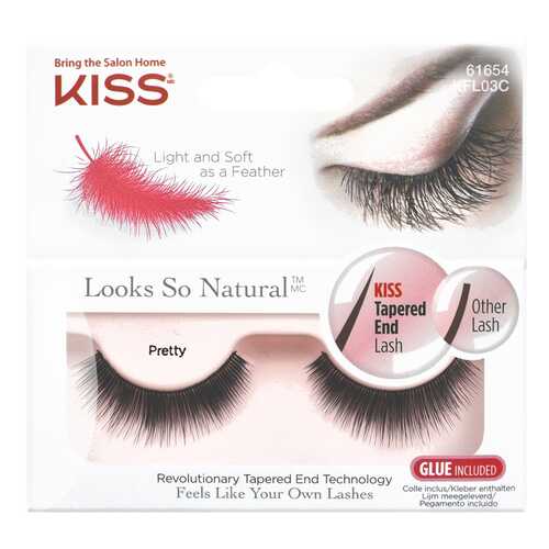 Накладные ресницы KISS Looks so Natural Eyelashes Pretty (KFL03C) 2 шт в Тенториум