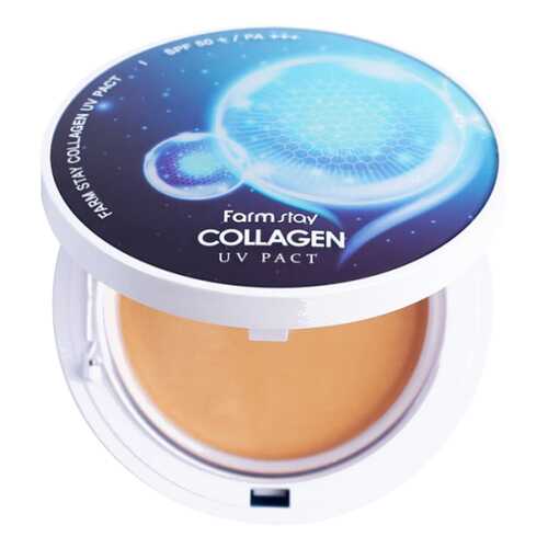 Пудра Farm Stay Collagen UV Pact SPF50 13 Light Beige 2x12 г в Тенториум