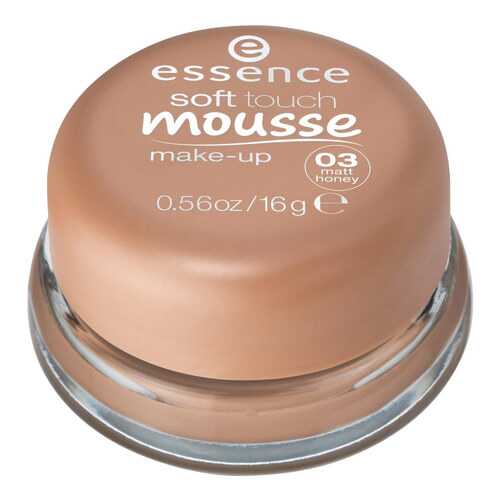 Тональный крем essence Soft Touch Mousse Make-up 03 Matt Honey 16 г в Тенториум