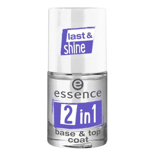 Лак для ногтей essence Base & Top Coat прозрачный 8 мл в Тенториум