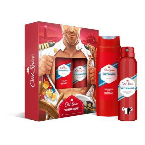 Подарочный набор OLD SPICE Дезодорант WhiteWater 150мл + Гель для душа WhiteWater 250мл в Тенториум