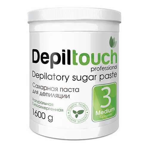 Сахарная паста для депиляции Depiltouch Depilatory Sugar Paste Medium №3 средняя, 1600 гр в Тенториум