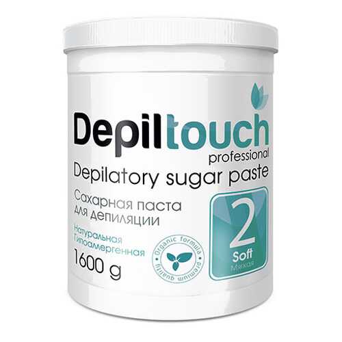 Сахарная паста для депиляции Depiltouch Depilatory Sugar Paste Soft №2 мягкая, 1600 гр в Тенториум