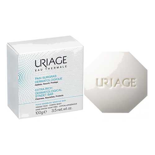 Косметическое мыло Uriage Extra-Rich Dermatological Syndet Bar 100 г в Тенториум