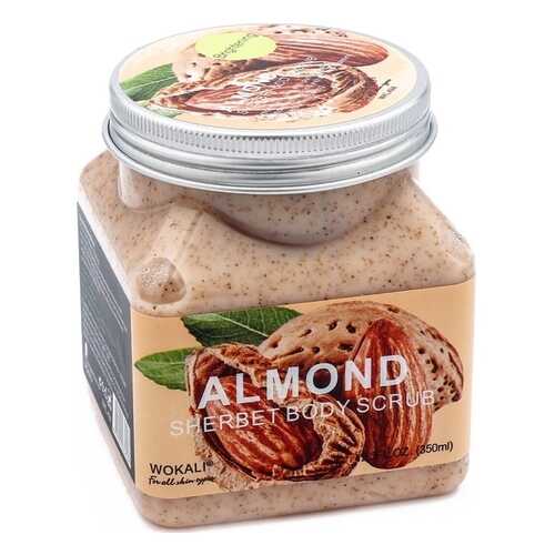 Скраб для тела Wokali Almond Sherbet Body Scrub Миндаль 350 мл в Тенториум