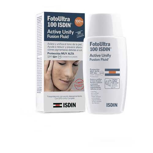 Флюид для лица Isdin Foto Ultra 100 Active Unify Fusion Fluid Sin Color SPF 50+ 50 мл в Тенториум