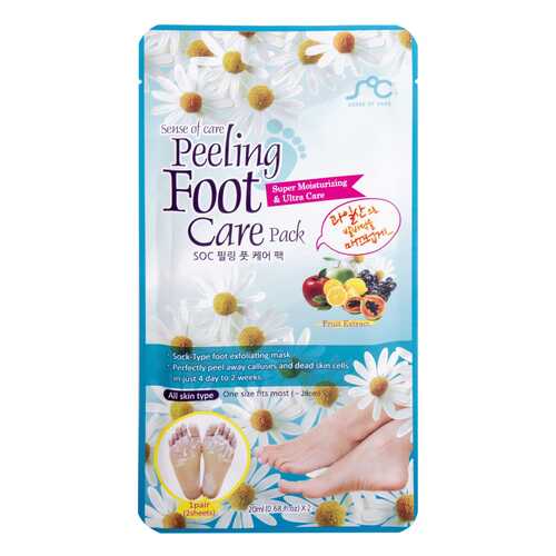 Маска для ног Sense of Care Peeling Foot Care Pack 20 мл в Тенториум