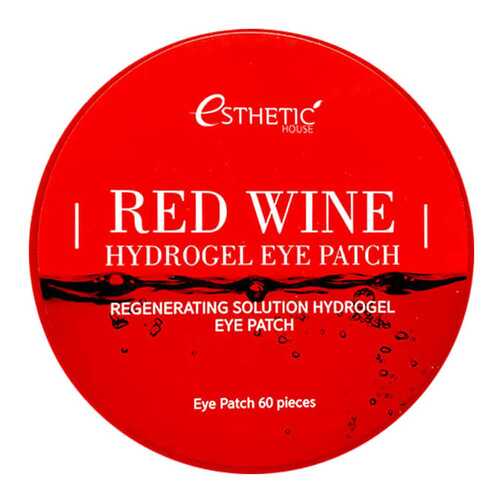 Патчи для глаз Esthetic House Red Wine Hydrogel Eye Patch 60 шт в Тенториум