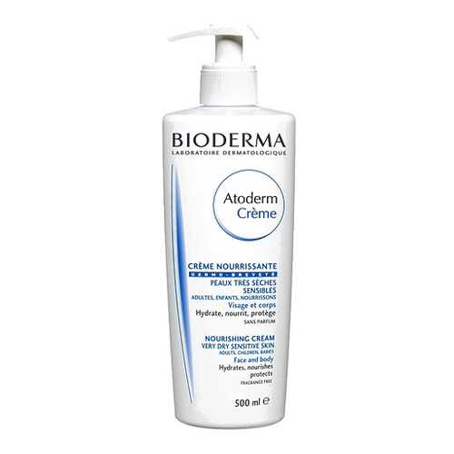 Крем Bioderma для лица и тела Atoderm с помпой 500мл в Тенториум