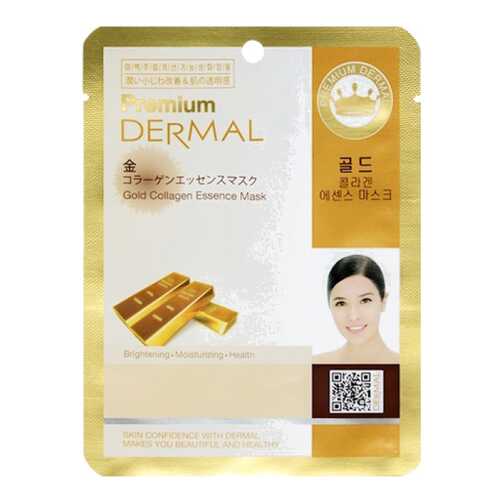 Маска для лица Dermal Premium Gold Collagen Essence Mask 23 мл в Тенториум