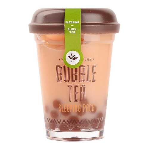 Маска для лица Etude House Bubble Tea Sleeping Pack Black Tea 100 мл в Тенториум