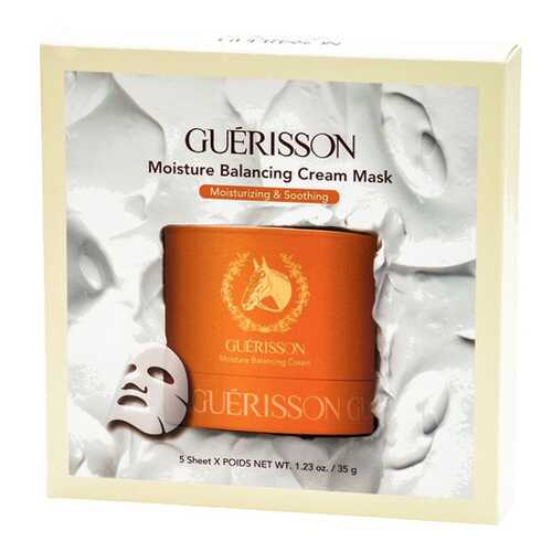 Маска для лица Guerisson Moisture Balancing Cream mask увлажняющая и балансирующая 5 шт в Тенториум