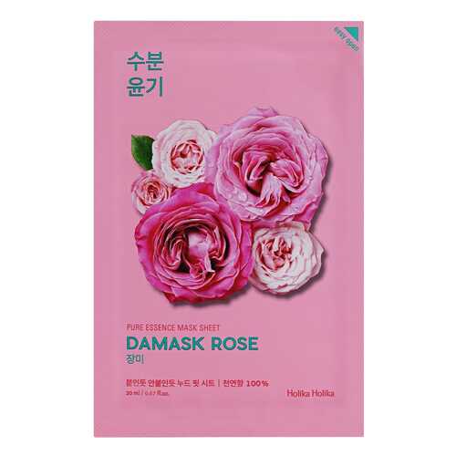 Маска для лица Holika Holika Pure essence Mask Sheet Damask Rose 20 мл в Тенториум