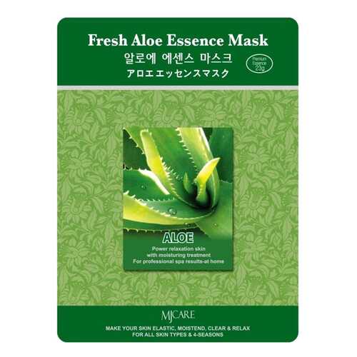 Маска для лица Mijin Fresh Aloe Essence Mask 23 г в Тенториум