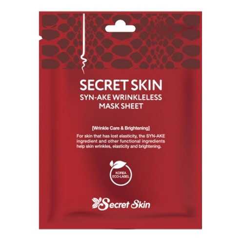 Маска для лица Secret Skin Syn-Ake Wrinkleless Mask Sheet 20 мл в Тенториум