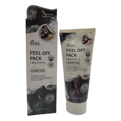 Маска-пленка с экстрактом древесного угля Ekel Peel Off Pack Charcoal 180 мл в Тенториум