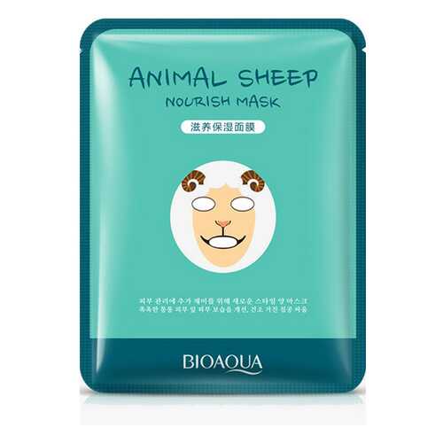 Осветляющая маска BioAqua Animal Face Sheep, 30 гр. в Тенториум