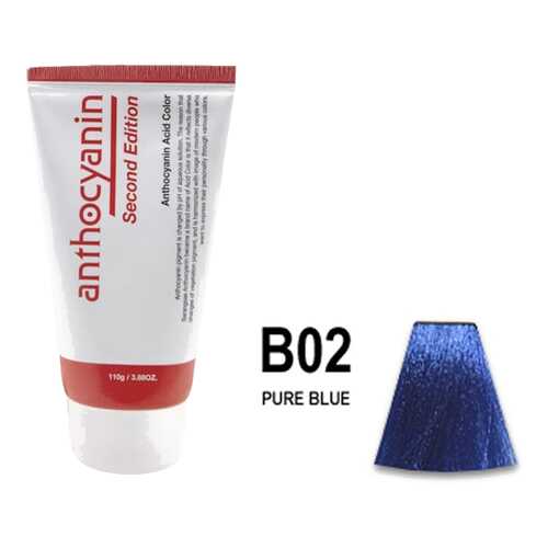 Краска для волос ANTHOCYANIN 110 B02 - Pure Blue в Тенториум