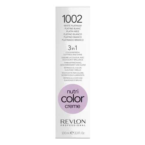 Краска для волос Revlon Professional Nutri Color Creme 1002 White Платиновый 100 мл в Тенториум