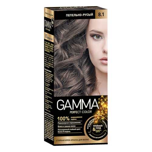 Краска для волос SVOBODA GAMMA Perfect color пепельно-русый 8,1, 50гр в Тенториум