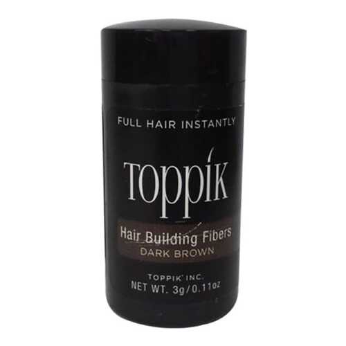 Пудра-загуститель для волос Toppik Hair Building Fibers Брюнет 3 гр в Тенториум