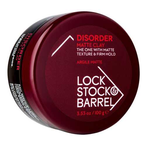 Средство для укладки волос Lock Stock & Barrel Disorder Ultra Matte Clay 100 г в Тенториум