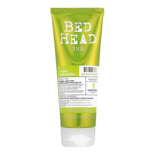 Кондиционер для волос Tigi Bed head Urban Anti+dotes Re-Energize 1 уровень 200 мл в Тенториум