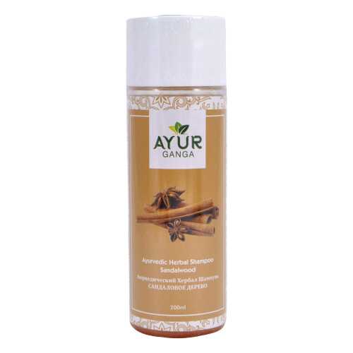 Шампунь САНДАЛОВОЕ ДЕРЕВО (Ayurvedic Shampoo SANDALWOOD) AYUR GANGA, 200мл в Тенториум