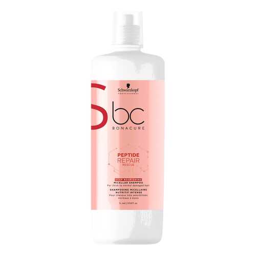 Шампунь Schwarzkopf Professional BC Bonacure Peptide Repair Rescue Deep Nourishing 1000 мл в Тенториум