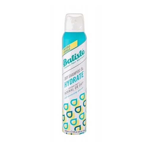 Сухой шампунь BATISTE Hydrate увлажняющий для нормальных и сухих волос 200 мл в Тенториум